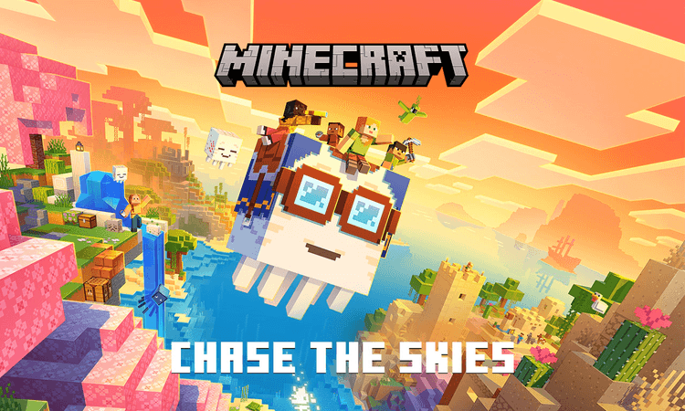 Arte da atualização Chase the Skies.